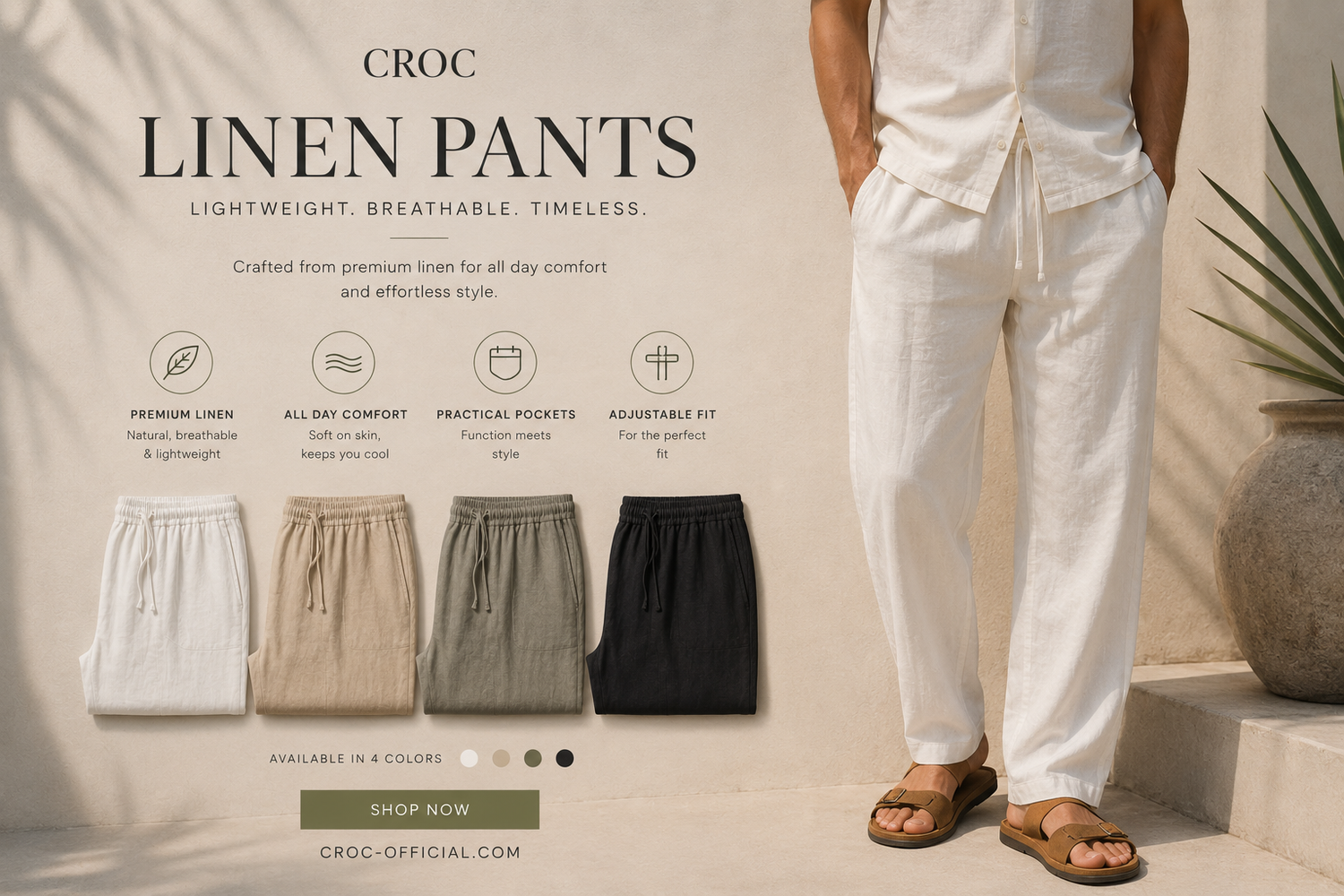 CROC | Linen Flow