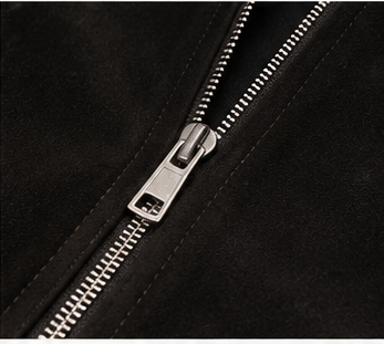 Midnight Black — Genuine Suede Leather