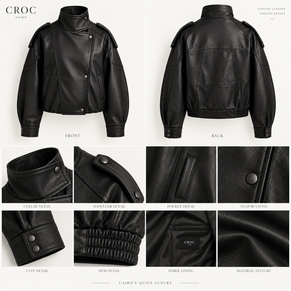 The Élan Leather Jacket
