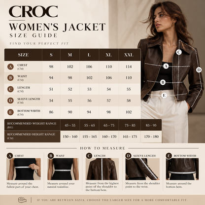 The Élan Leather Jacket — Mocha Brown
