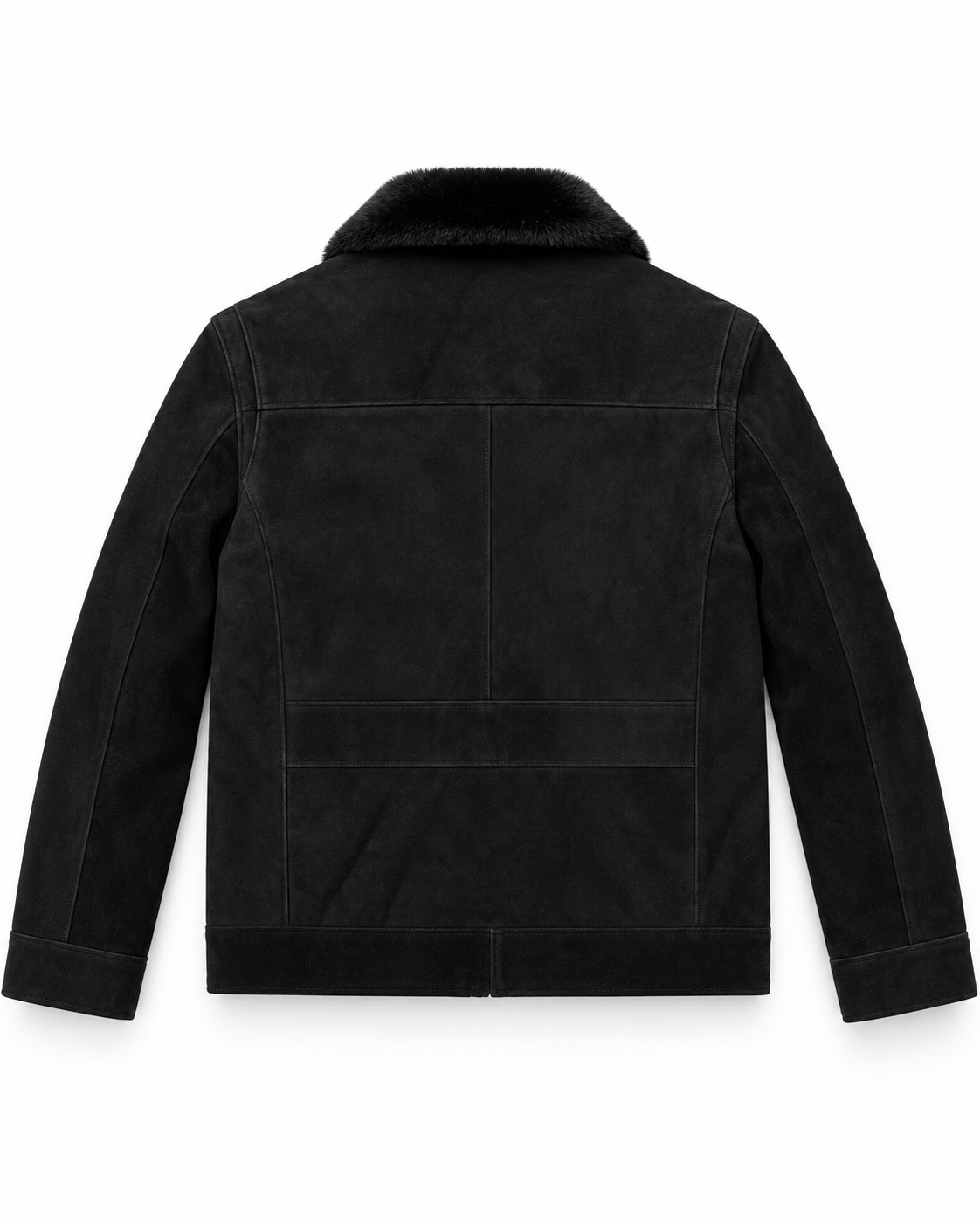 The Beaumont Suede Jacket — Black
