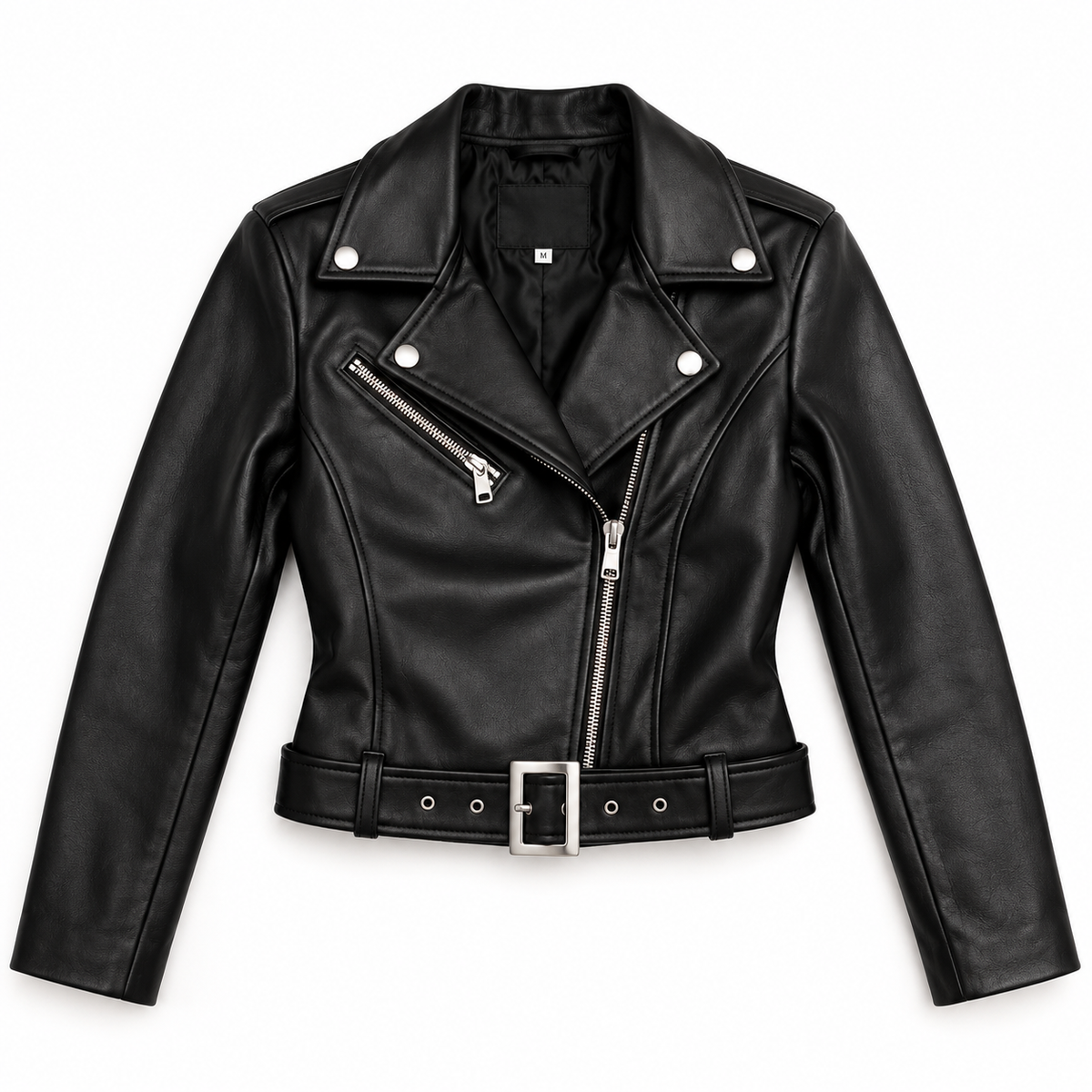 The Élodie Biker Jacket — Black