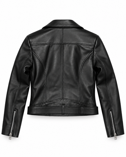 The Élodie Biker Jacket — Black