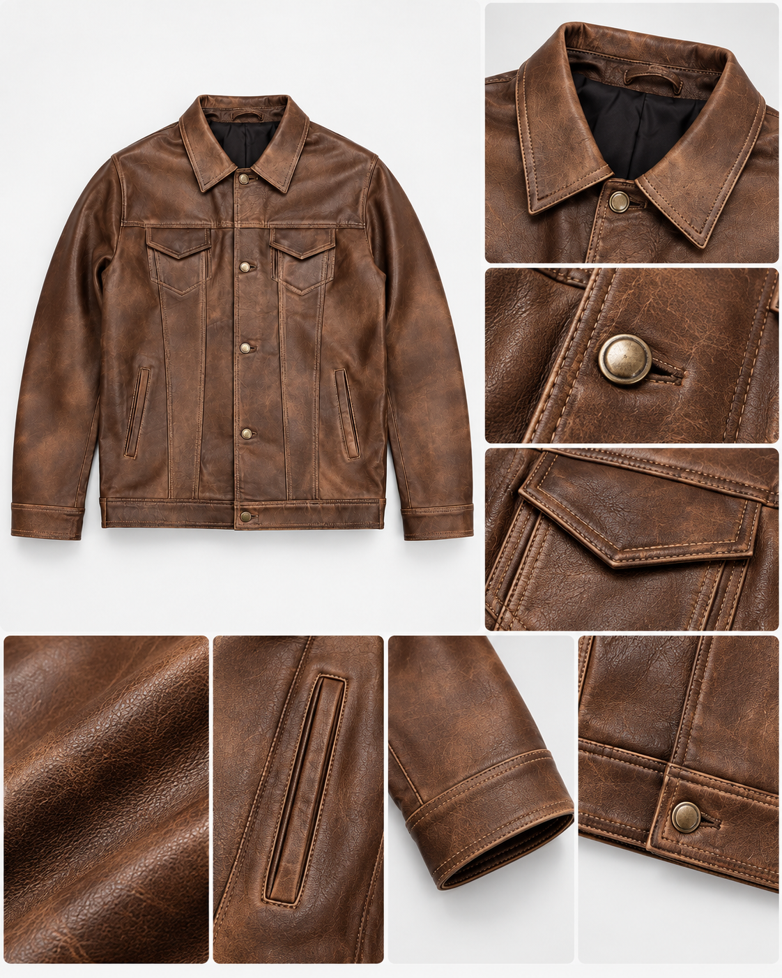 Hybrid Denim Leather Jacket