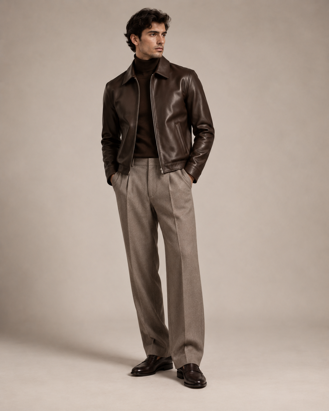The Legacy Leather Jacket – Brown Edition