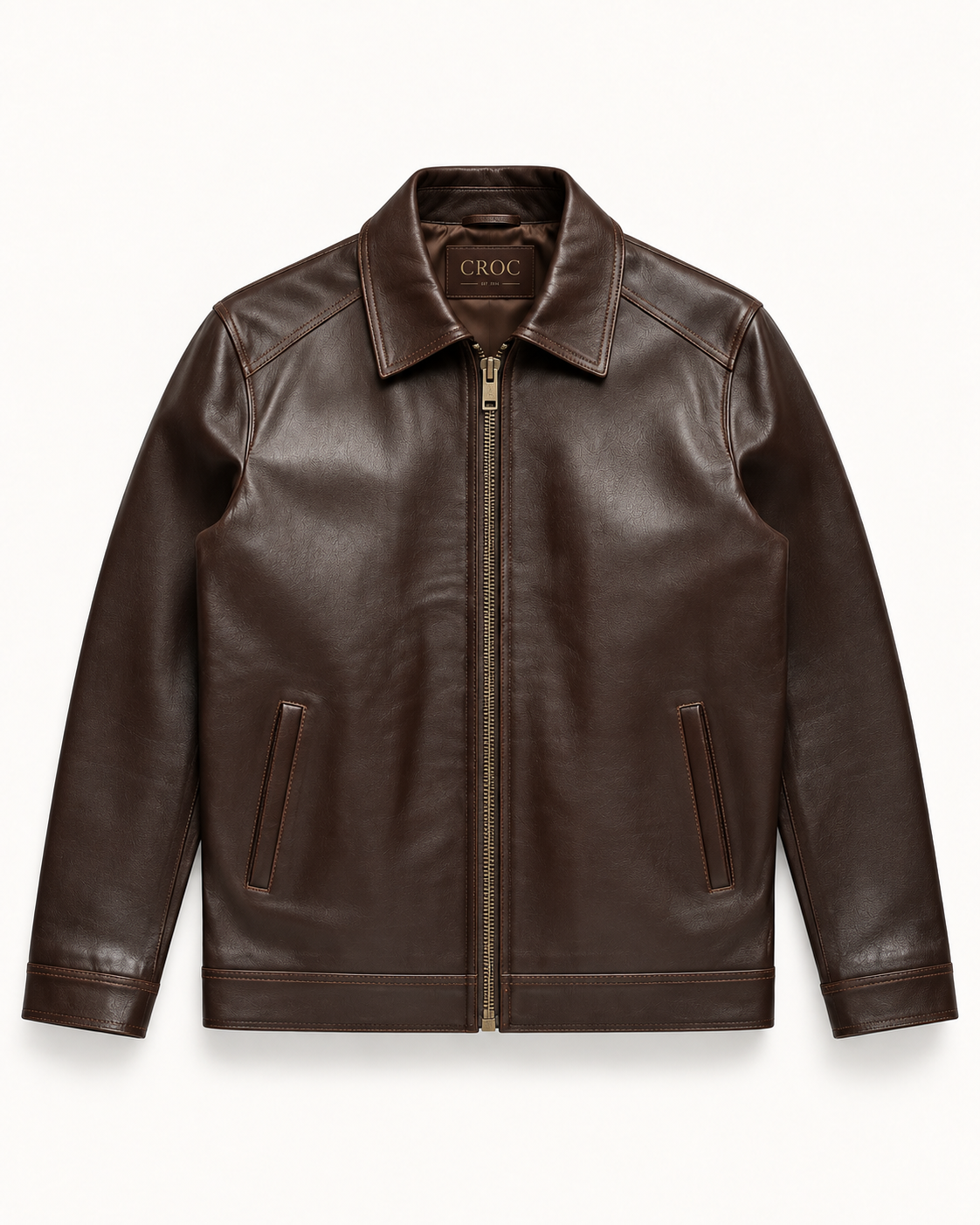 The Legacy Leather Jacket – Brown Edition