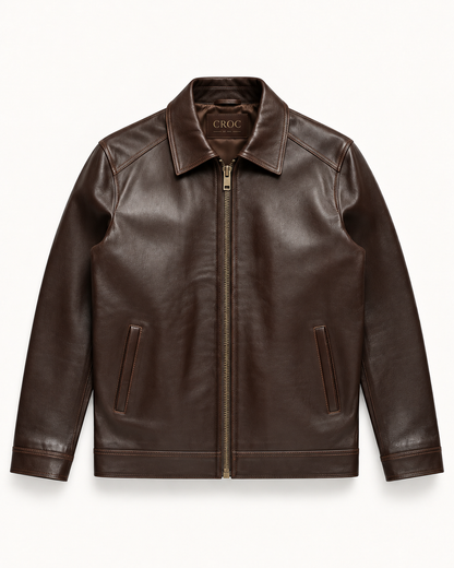 The Legacy Leather Jacket – Brown Edition